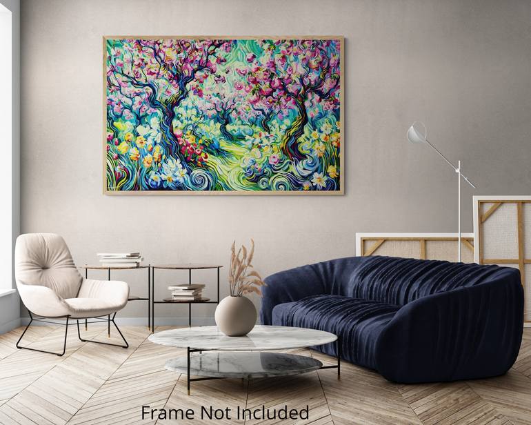 Original Impressionism Landscape Painting by Angie Wright