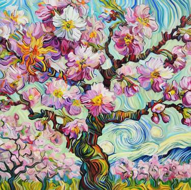 Original Abstract Landscape Painting by Angie Wright