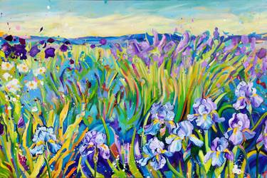 Original Abstract Landscape Painting by Angie Wright