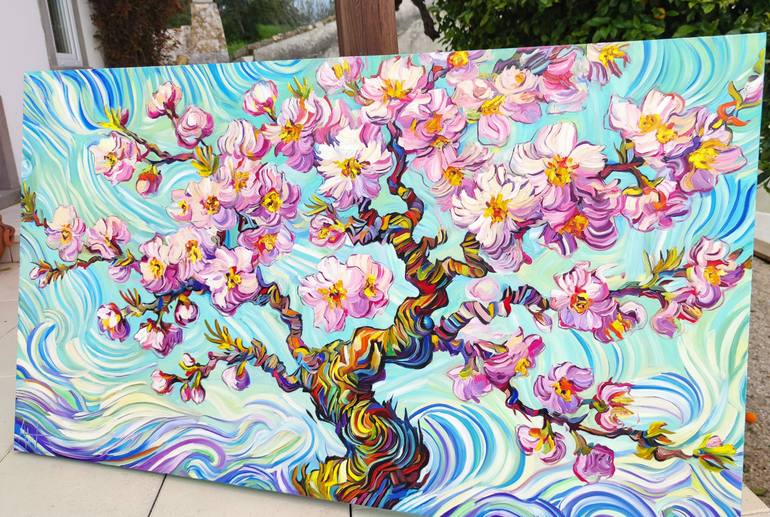 Original Impressionism Landscape Painting by Angie Wright