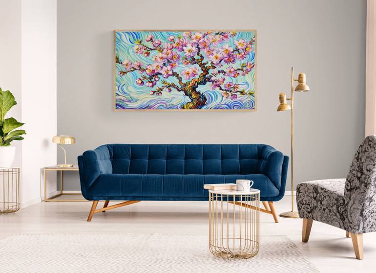 Original Impressionism Landscape Painting by Angie Wright