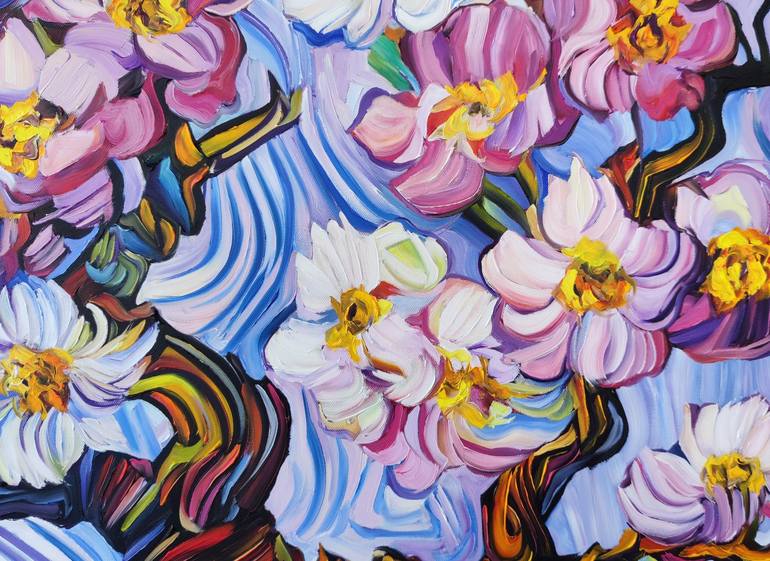 Original Abstract Landscape Painting by Angie Wright