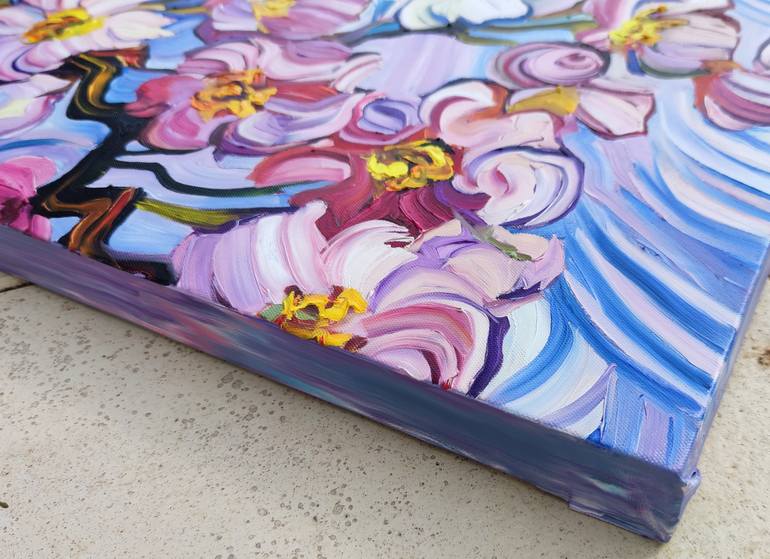 Original Abstract Landscape Painting by Angie Wright