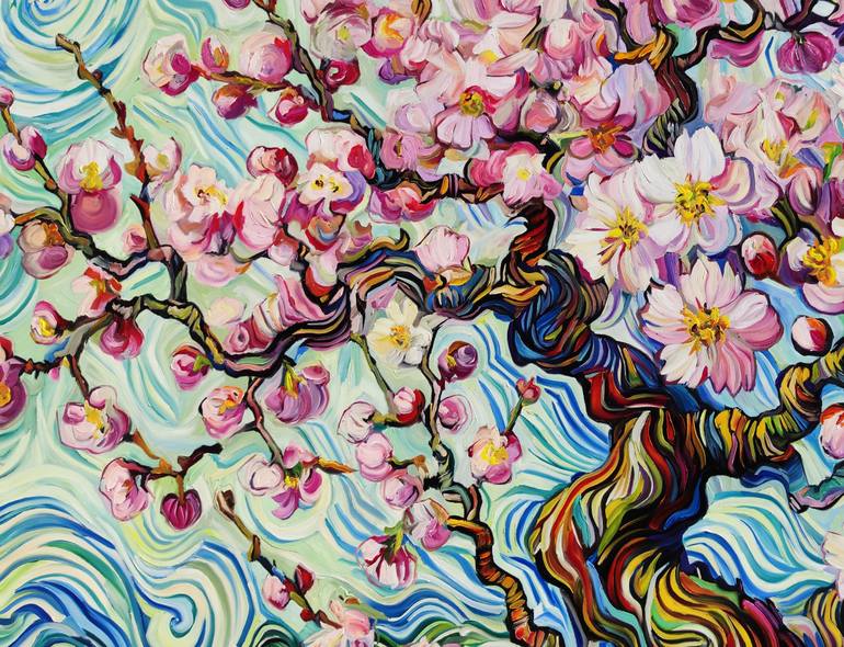 Original Impressionism Landscape Painting by Angie Wright