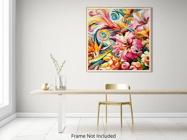Original Impressionism Floral Painting by Angie Wright
