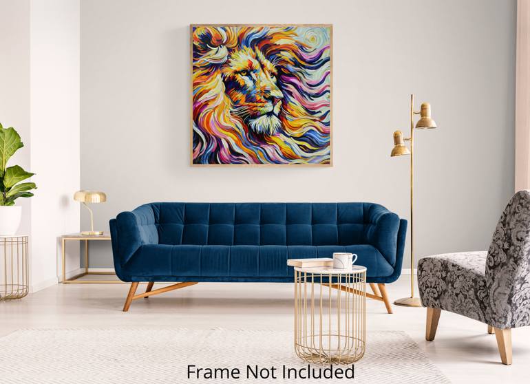 Original Impressionism Animal Painting by Angie Wright