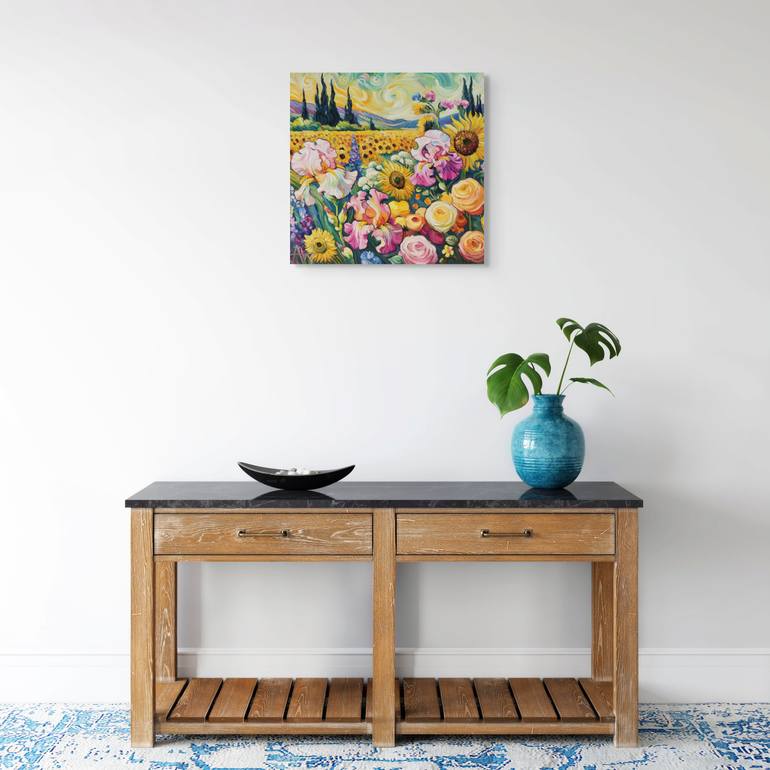 Original Impressionism Landscape Painting by Angie Wright