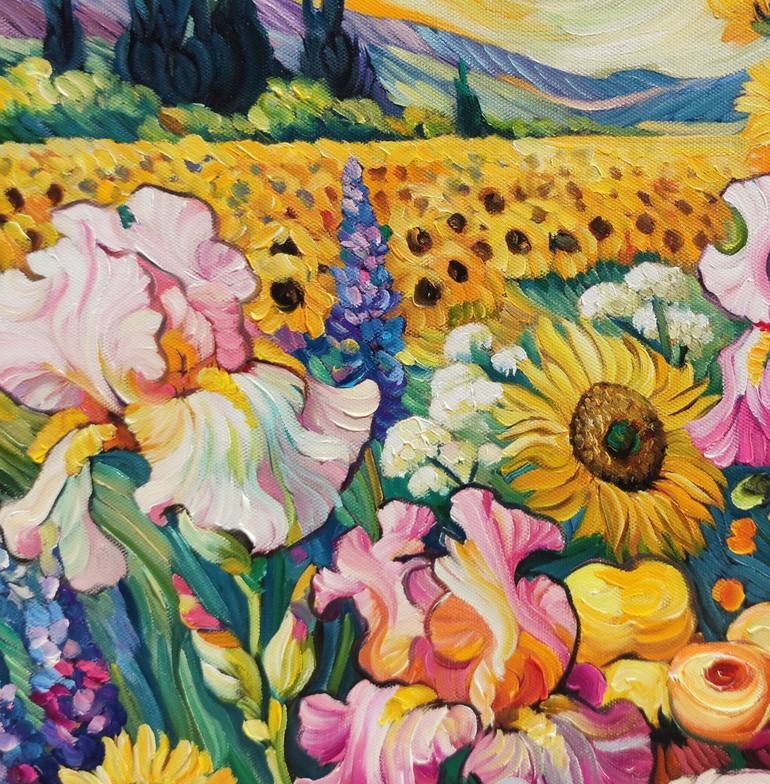 Original Impressionism Landscape Painting by Angie Wright