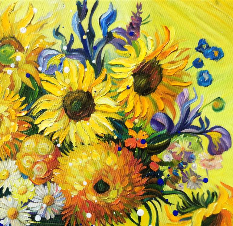 Original Impressionism Abstract Painting by Angie Wright