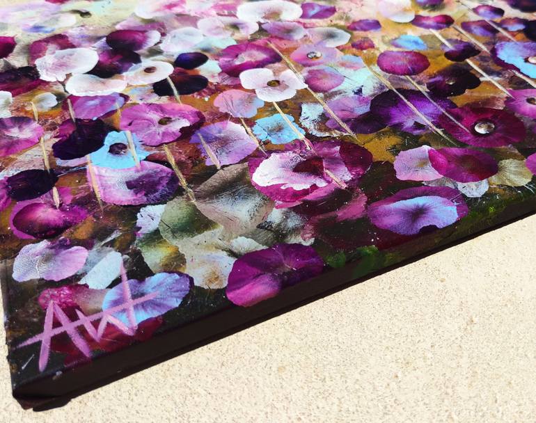 Original Abstract Landscape Painting by Angie Wright