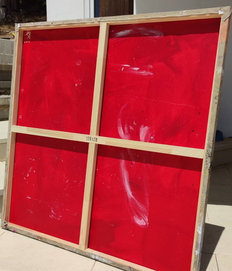 Original Abstract Expressionism Floral Painting by Angie Wright