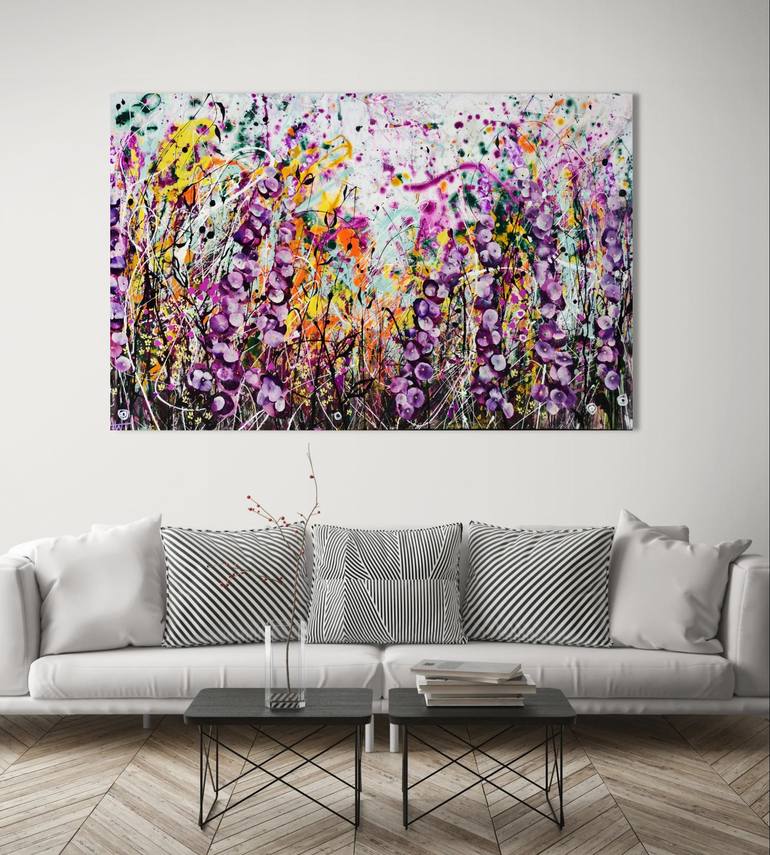 Original Abstract Landscape Painting by Angie Wright