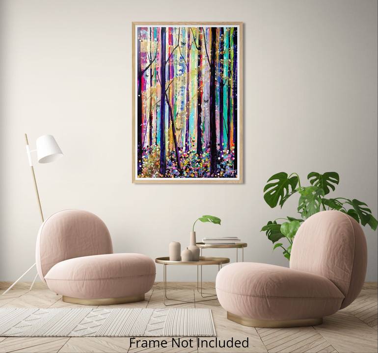 Original Abstract Landscape Painting by Angie Wright