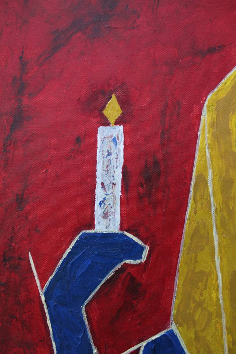Original Figurative Abstract Mixed Media by Wasik Sheikh
