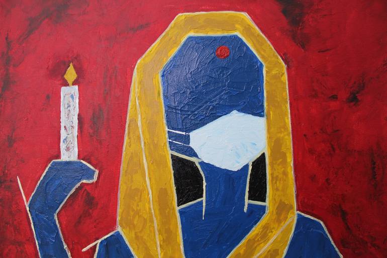 Original Figurative Abstract Mixed Media by Wasik Sheikh