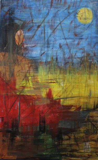 Print of Abstract Expressionism Abstract Mixed Media by Wasik Sheikh