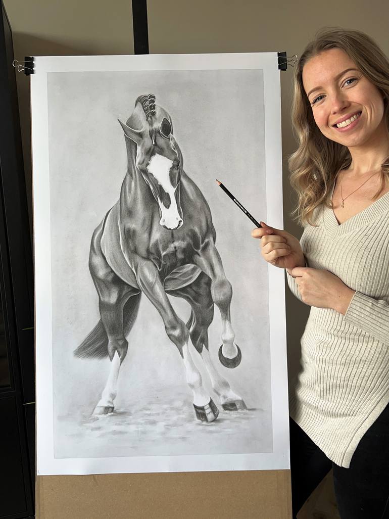Original Contemporary Animal Drawing by Daphne Sulkers