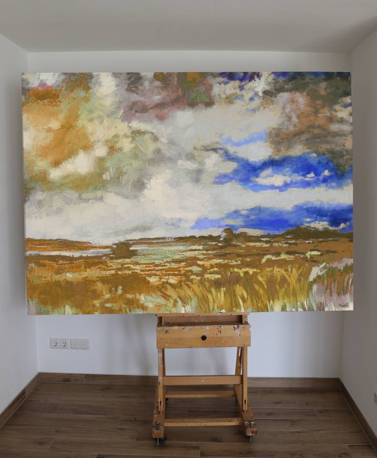 Original Fine Art Landscape Painting by Maria Moretti