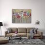 Floral paintings: Living room: Flowers on beige