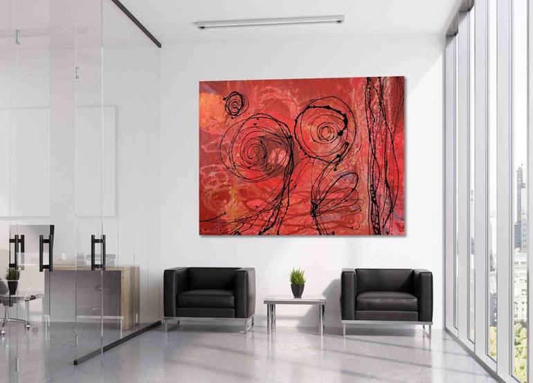Original Contemporary Abstract Painting by Maria Moretti