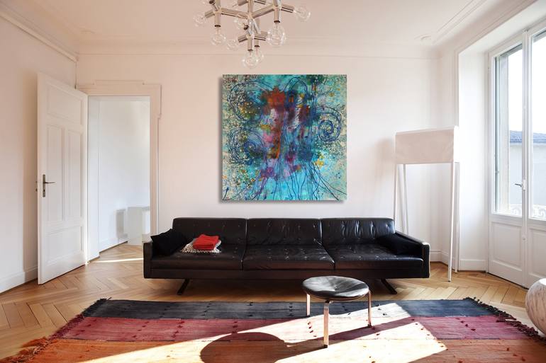 Original Abstract Painting by Maria Moretti