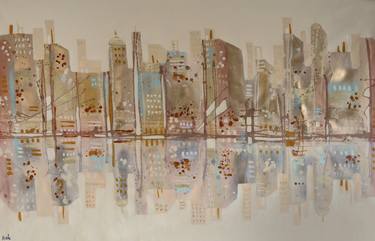 Print of Cities Paintings by Maria Moretti