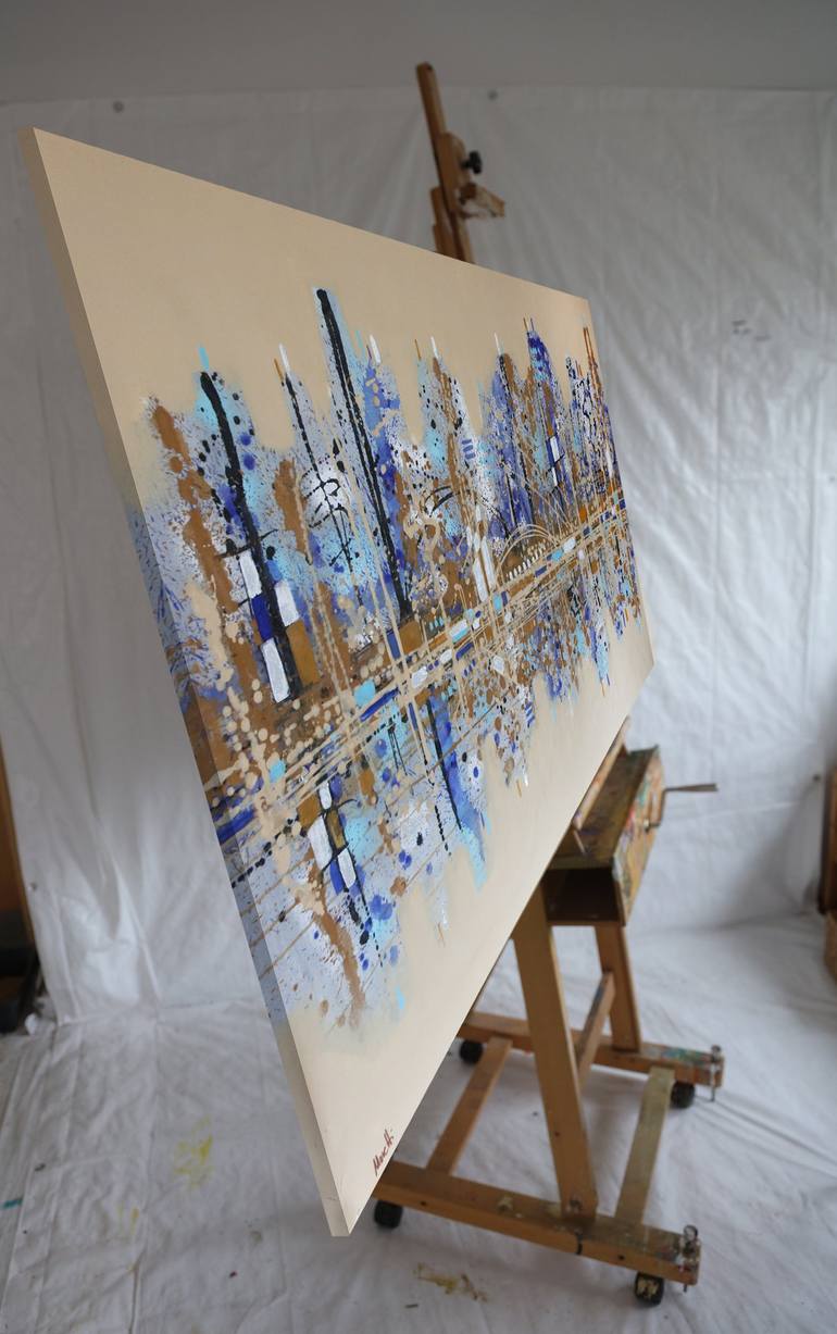 Original Cities Painting by Maria Moretti