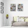 White painting: scandinavian couple: Interior