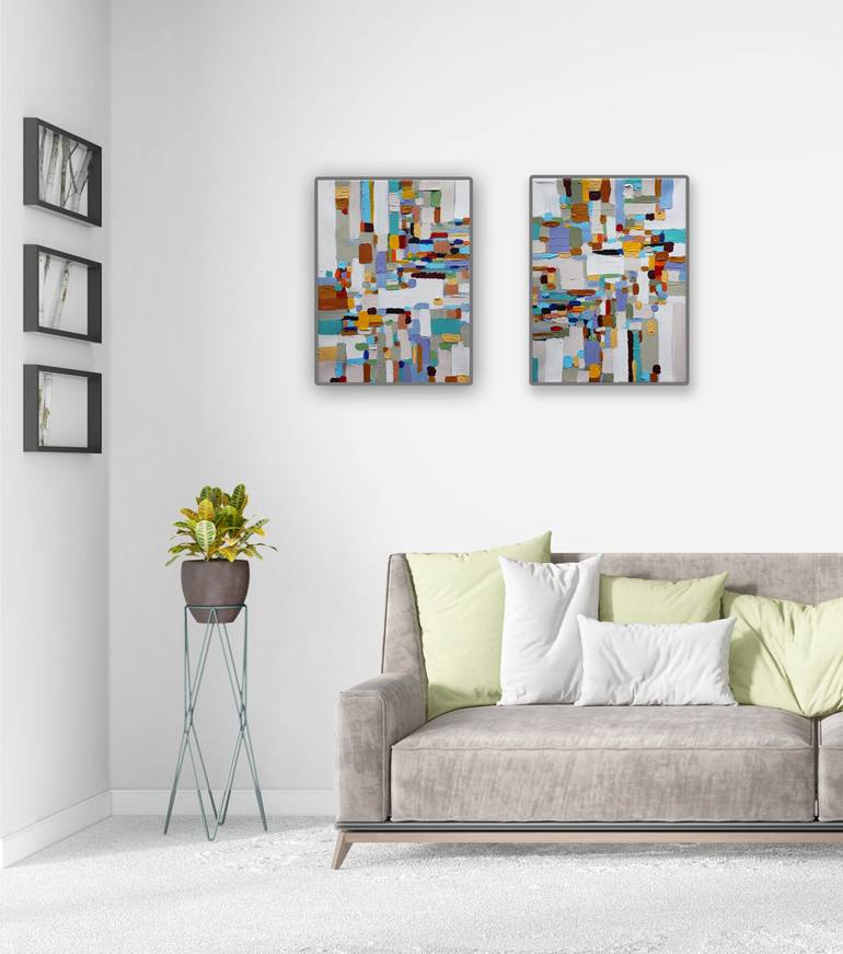 Original Contemporary Abstract Painting by Maria Moretti