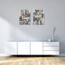 White painting: scandinavian couple: Wall art