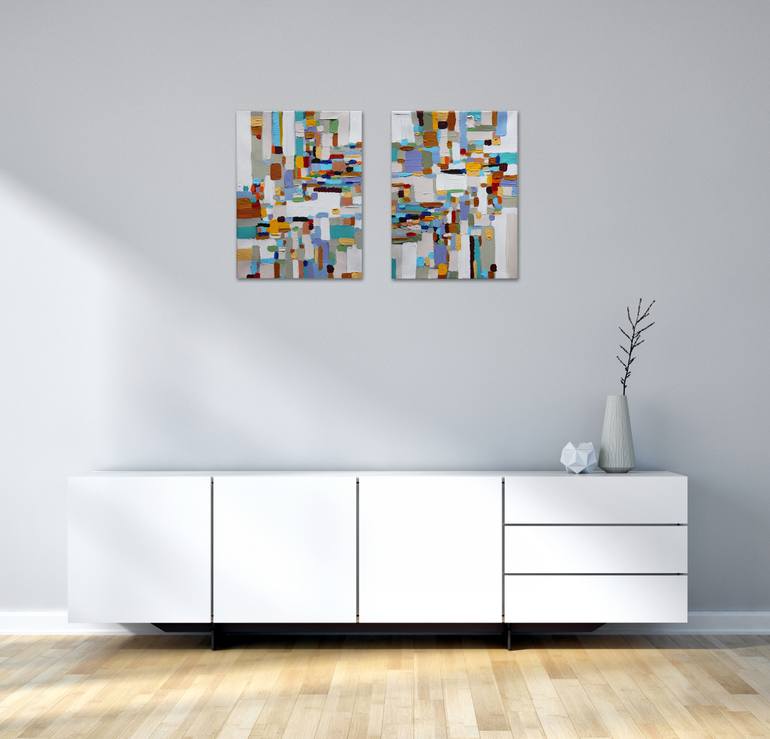 Original Contemporary Abstract Painting by Maria Moretti