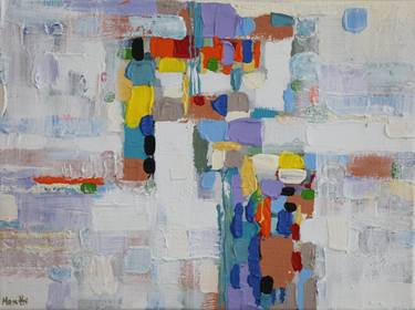 Original Contemporary Abstract Paintings by Maria Moretti