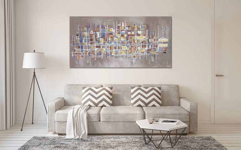 Original Contemporary Abstract Painting by Maria Moretti