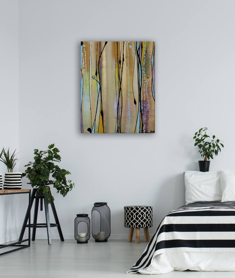 Original Contemporary Abstract Painting by Maria Moretti