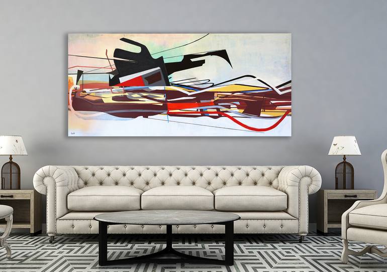 Original Contemporary Abstract Painting by Maria Moretti
