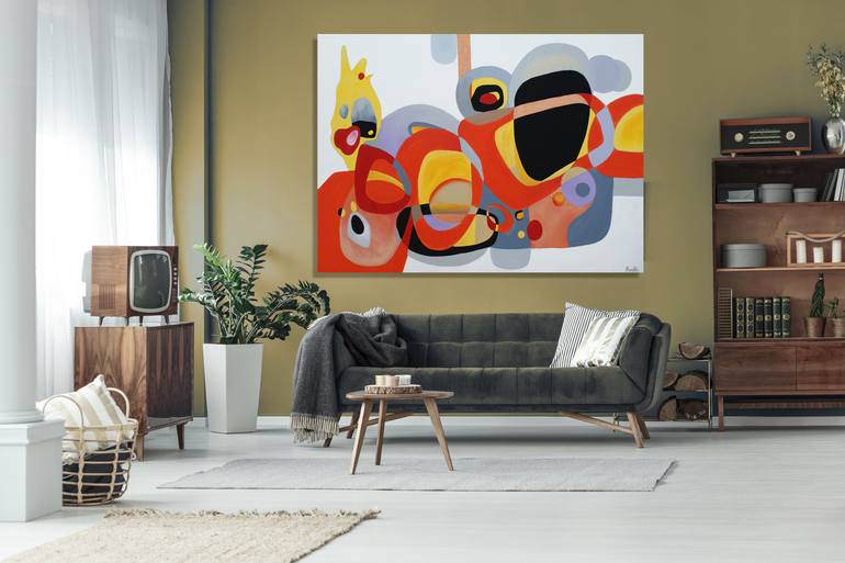 Original Contemporary Abstract Painting by Maria Moretti