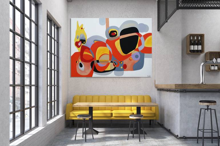 Original Contemporary Abstract Painting by Maria Moretti