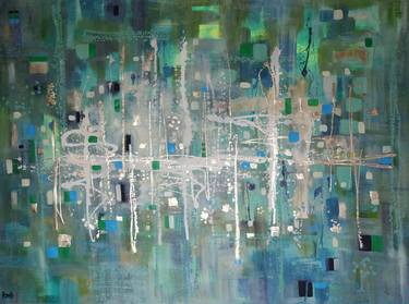Original Contemporary Abstract Painting by Maria Moretti