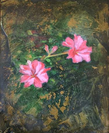 Original Fine Art Floral Paintings by Juan José Molina Gallardo