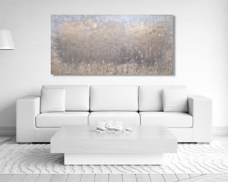 Original Abstract Expressionism Abstract Painting by Saman Ali