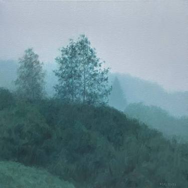 Original Figurative Landscape Painting by Ziyi Huang