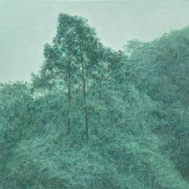 Original Figurative Landscape Painting by Ziyi Huang