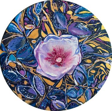 Original Fine Art Floral Paintings by Anna Hovan