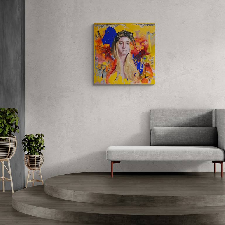 Original Contemporary Fashion Painting by Anna Hovan