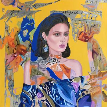 Original Contemporary Women Painting by Anna Hovan