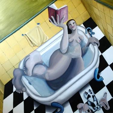 Original Figurative Nude Paintings by Tom Roy