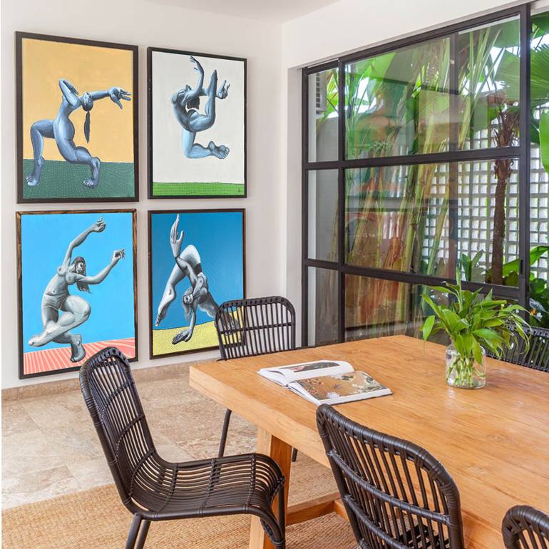 Original Figurative Body Painting by Tom Roy