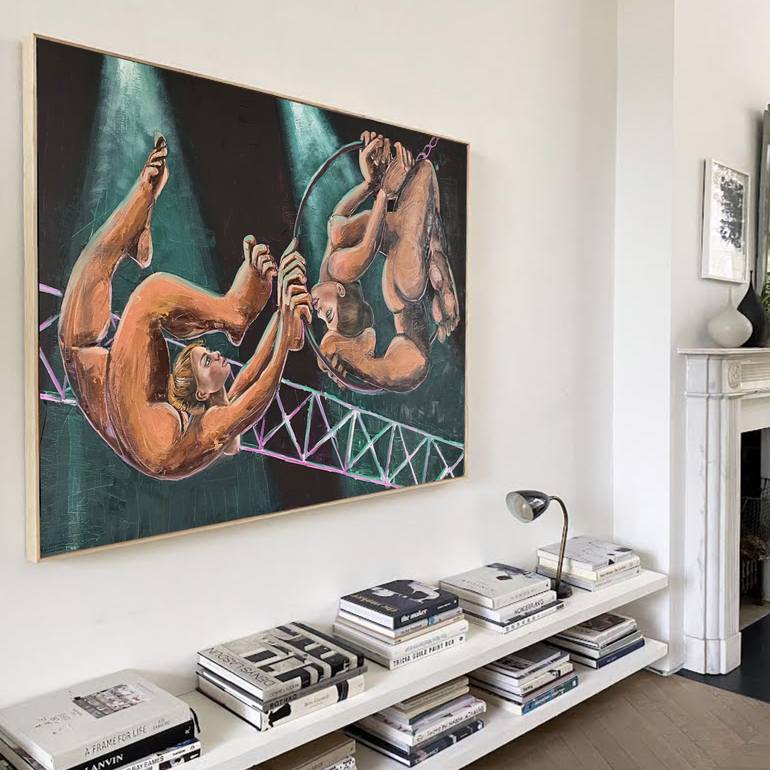 Original Expressionism Performing Arts Painting by Tom Roy