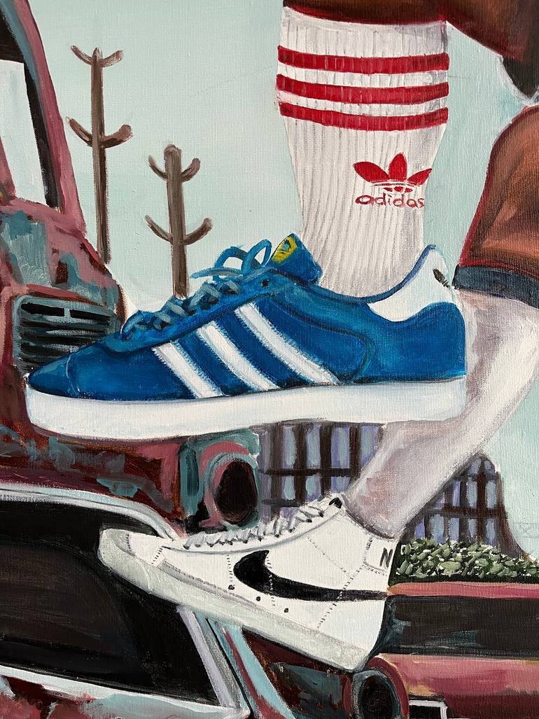Original Contemporary People Painting by Tom Roy