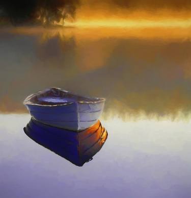 Original Fine Art Boat Paintings by Jordi Feliu